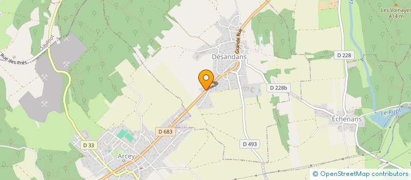 localisation de l'entreprise MADAME SANDRINE MOURAT  DESANDANS