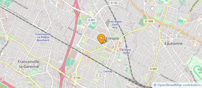 localisation de l'entreprise MADAME SANDRINE MOY  ERMONT