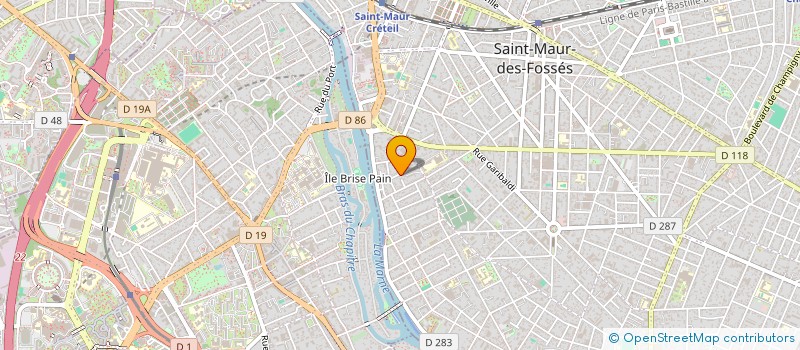 localisation de l'entreprise MADAME SANDRINE MULLER à SAINT-MAUR-DES-FOSSES