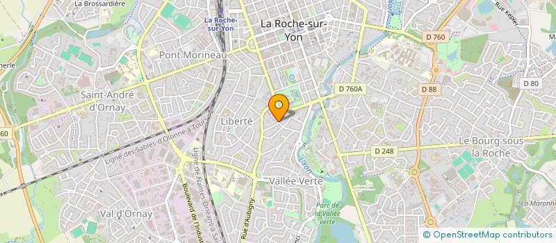 localisation de l'entreprise MADAME SANDRINE MURAIL à LA ROCHE-SUR-YON