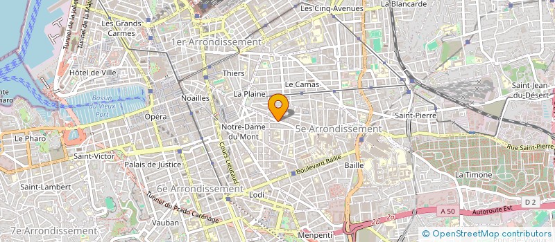 localisation de l'entreprise MADAME SANDRINE MUSSO à MARSEILLE