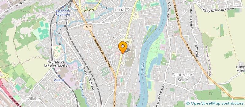 localisation de l'entreprise MADAME SANDRINE NCHANG  CORBEIL-ESSONNES