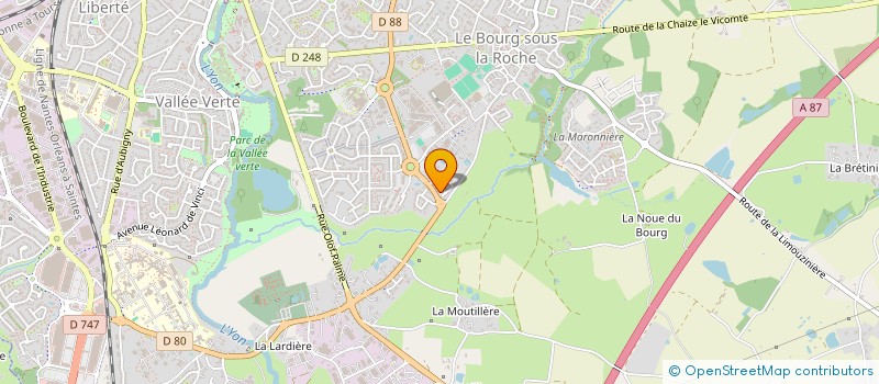localisation de l'entreprise MADAME SANDRINE NEAU à LA ROCHE-SUR-YON