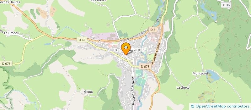 localisation de l'entreprise MADAME SANDRINE NEEL à RIOM-ES-MONTAGNES