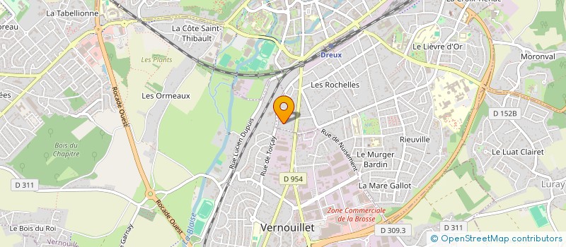 localisation de l'entreprise MADAME SANDRINE NEGRIER à DREUX