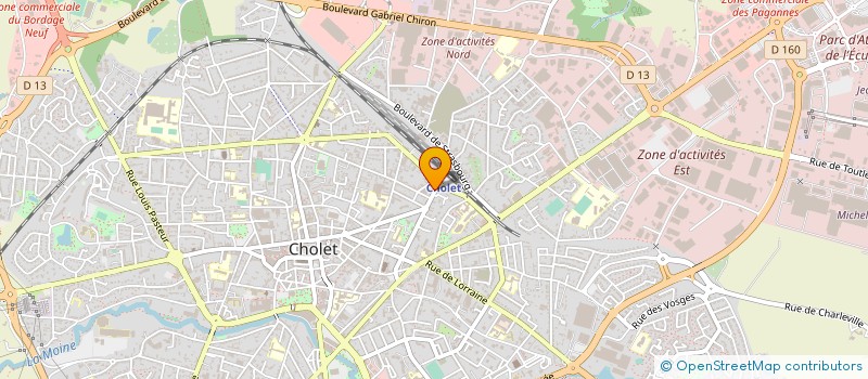 localisation de l'entreprise MADAME SANDRINE NERRIERE à CHOLET