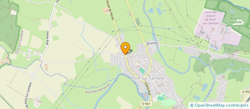 localisation de l'entreprise MADAME SANDRINE NICODEME  PONT-SUR-SAMBRE