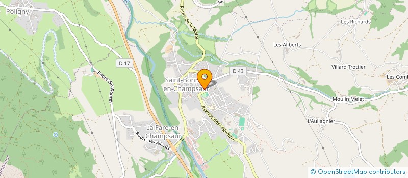 localisation de l'entreprise MADAME SANDRINE NICOLAS  SAINT-BONNET-EN-CHAMPSAUR