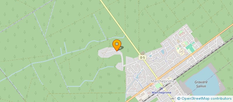 localisation de l'entreprise MADAME SANDRINE NICOLAS  MARCHEPRIME