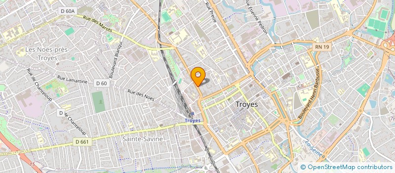 localisation de l'entreprise MADAME SANDRINE NICOLE DAMOISEAU  TROYES