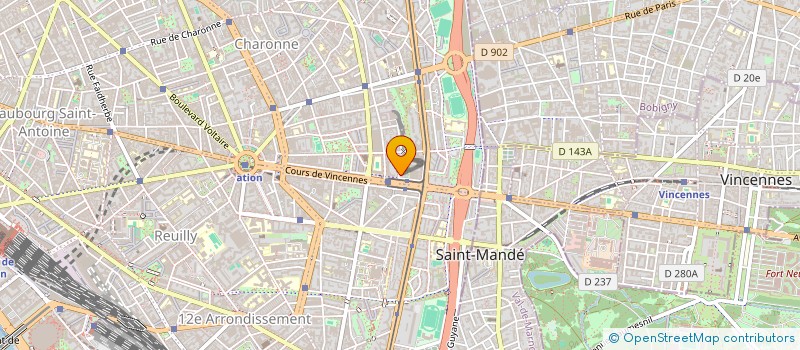 localisation de l'entreprise MADAME SANDRINE NIOX  PARIS