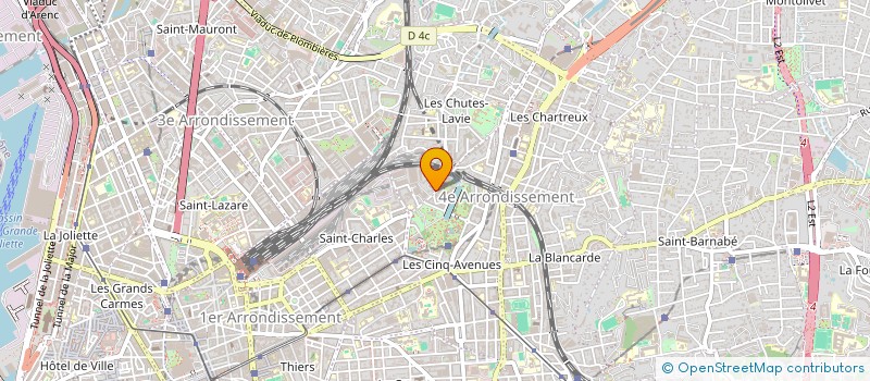 localisation de l'entreprise MADAME SANDRINE NISSAN  MARSEILLE