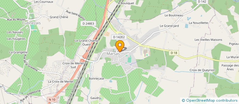 localisation de l'entreprise MADAME SANDRINE NORMANDIN  MARSAS