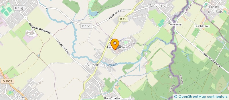 localisation de l'entreprise MADAME SANDRINE NOTIN  VERSONNEX