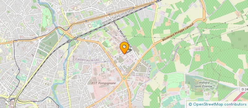 localisation de l'entreprise MADAME SANDRINE NOURRY  CASTELNAU-LE-LEZ