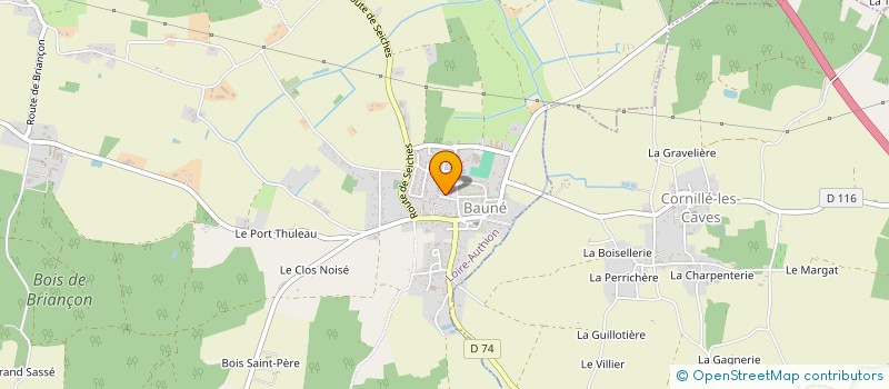 localisation de l'entreprise MADAME SANDRINE OEIL  LOIRE-AUTHION