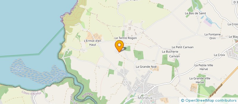 localisation de l'entreprise MADAME SANDRINE OFFROY  LAMBALLE-ARMOR