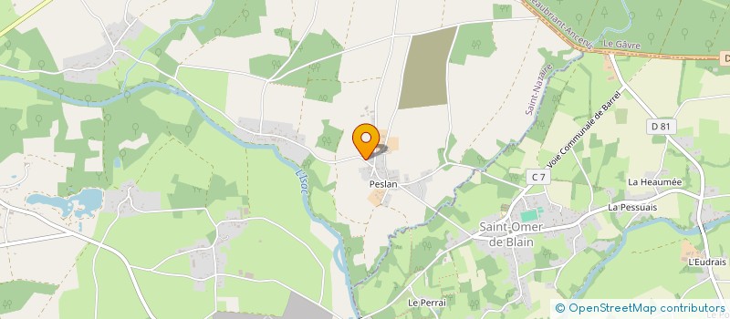 localisation de l'entreprise MADAME SANDRINE OLLIVIER  GUENROUET