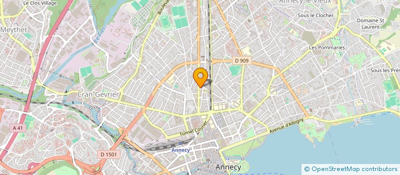 localisation de l'entreprise MADAME SANDRINE OLMETA à ANNECY