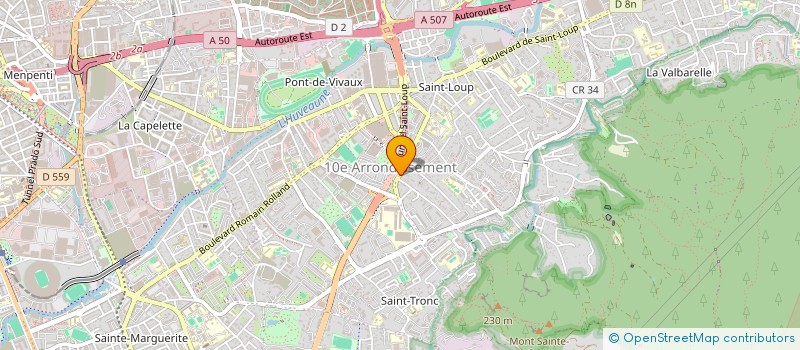 localisation de l'entreprise MADAME SANDRINE ORIOL à MARSEILLE