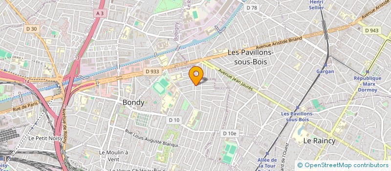 localisation de l'entreprise MADAME SANDRINE OSES à BONDY