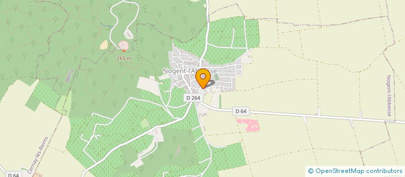 localisation de l'entreprise MADAME SANDRINE OUDIN  NOGENT-L'ABBESSE