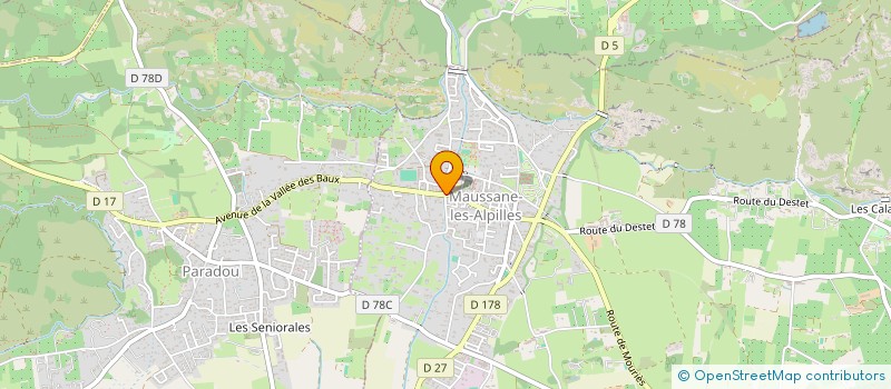 localisation de l'entreprise MADAME SANDRINE OZZELLO à MAUSSANE-LES-ALPILLES