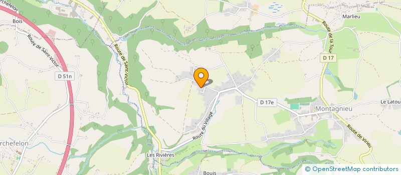 localisation de l'entreprise MADAME SANDRINE PACAUD  ECLOSE-BADINIERES