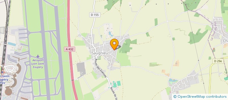 localisation de l'entreprise MADAME SANDRINE PACOUD  COLOMBIER-SAUGNIEU