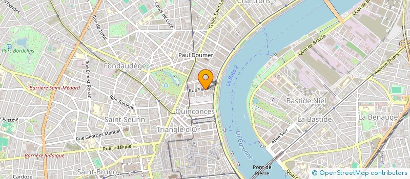 localisation de l'entreprise MADAME SANDRINE PAGES  BORDEAUX