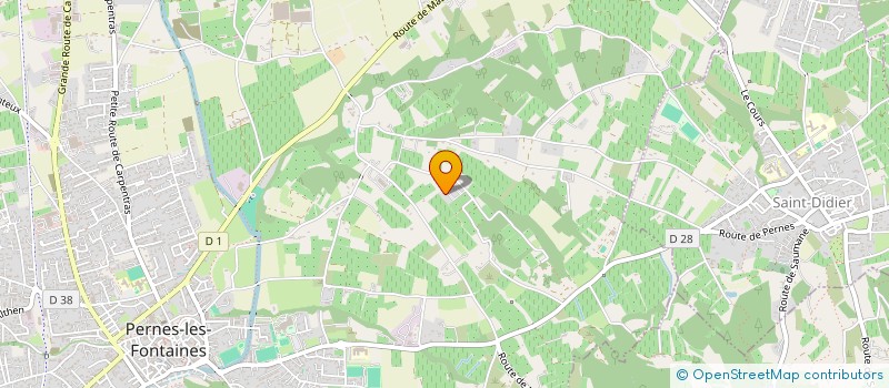 localisation de l'entreprise MADAME SANDRINE PAIN  PERNES-LES-FONTAINES