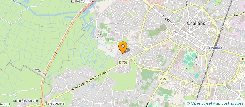 localisation de l'entreprise MADAME SANDRINE PAIRON à CHALLANS