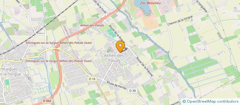localisation de l'entreprise MADAME SANDRINE PALUN  ALTHEN-DES-PALUDS