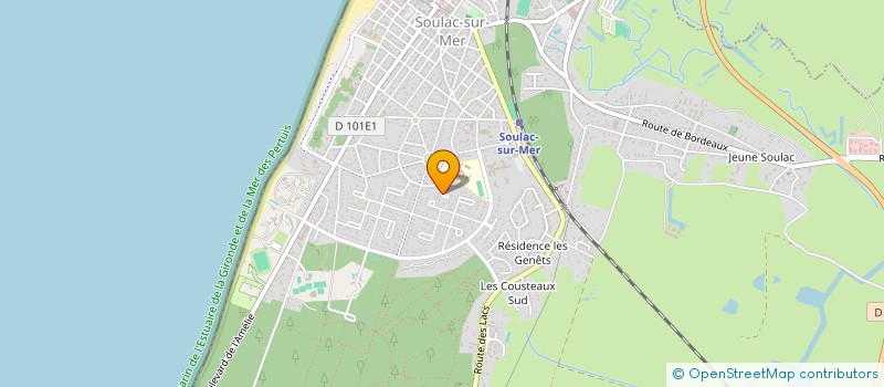 localisation de l'entreprise MADAME SANDRINE PANATIE à SOULAC-SUR-MER