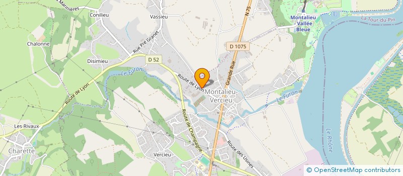 localisation de l'entreprise MADAME SANDRINE PASCAL  LA BALME-LES-GROTTES