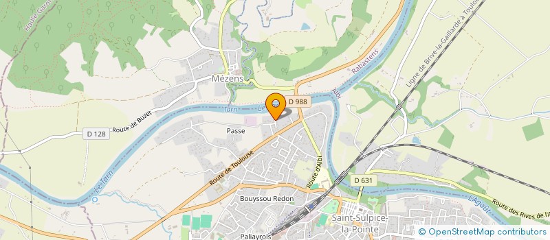 localisation de l'entreprise MADAME SANDRINE PASCAL à SAINT-SULPICE-LA-POINTE