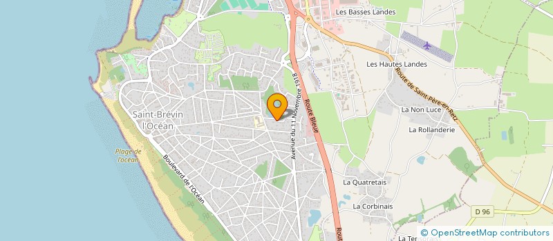 localisation de l'entreprise MADAME SANDRINE PASSOT à SAINT-BREVIN-LES-PINS