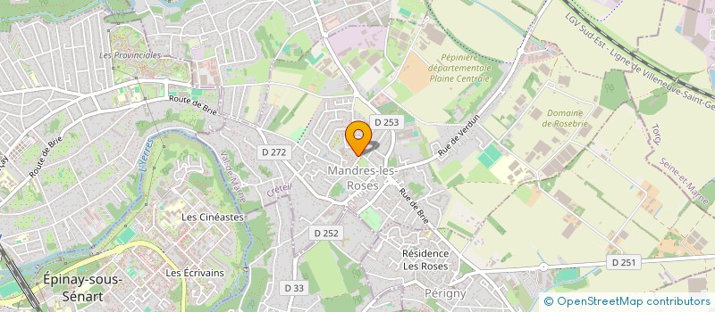 localisation de l'entreprise MADAME SANDRINE PASTEL  MANDRES-LES-ROSES