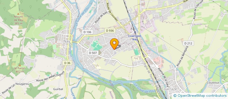 localisation de l'entreprise MADAME SANDRINE PATRICIO  COARRAZE