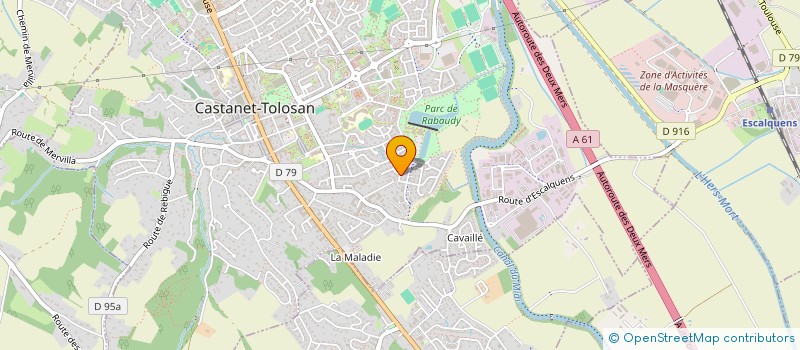 localisation de l'entreprise MADAME SANDRINE PAYET à CASTANET-TOLOSAN