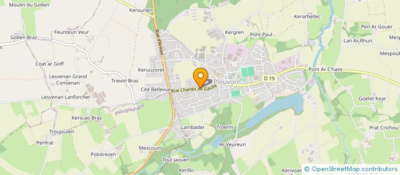 localisation de l'entreprise MADAME SANDRINE PEAULT à PLOUVORN