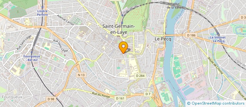 localisation de l'entreprise MADAME SANDRINE PECHARD  SAINT-GERMAIN-EN-LAYE