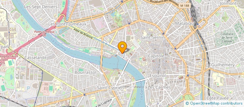 localisation de l'entreprise MADAME SANDRINE PECHOU à TOULOUSE