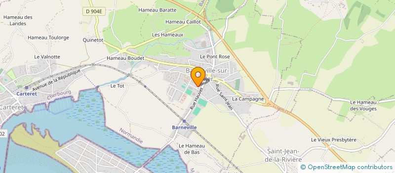 localisation de l'entreprise MADAME SANDRINE PEDRAZZI  BARNEVILLE-CARTERET