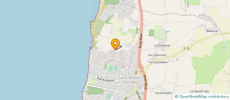 localisation de l'entreprise MADAME SANDRINE PEGORIER  SAINT-MICHEL-CHEF-CHEF