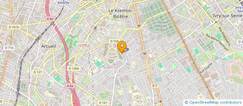 localisation de l'entreprise MADAME SANDRINE PEIRO  LE KREMLIN-BICETRE