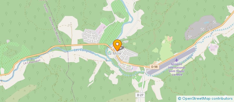 localisation de l'entreprise MADAME SANDRINE PEIRONNET  LA MOLE