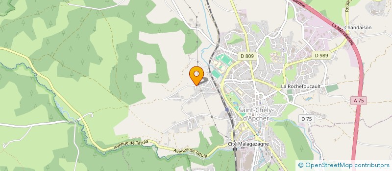 localisation de l'entreprise MADAME SANDRINE PELEGRY  SAINT-CHELY-D'APCHER