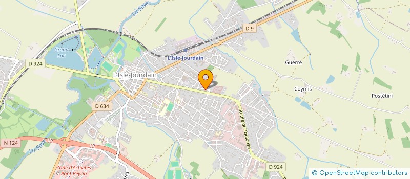 localisation de l'entreprise MADAME SANDRINE PELLOT à L'ISLE-JOURDAIN