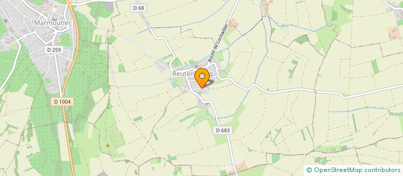 localisation de l'entreprise MADAME SANDRINE PELTZER  REUTENBOURG